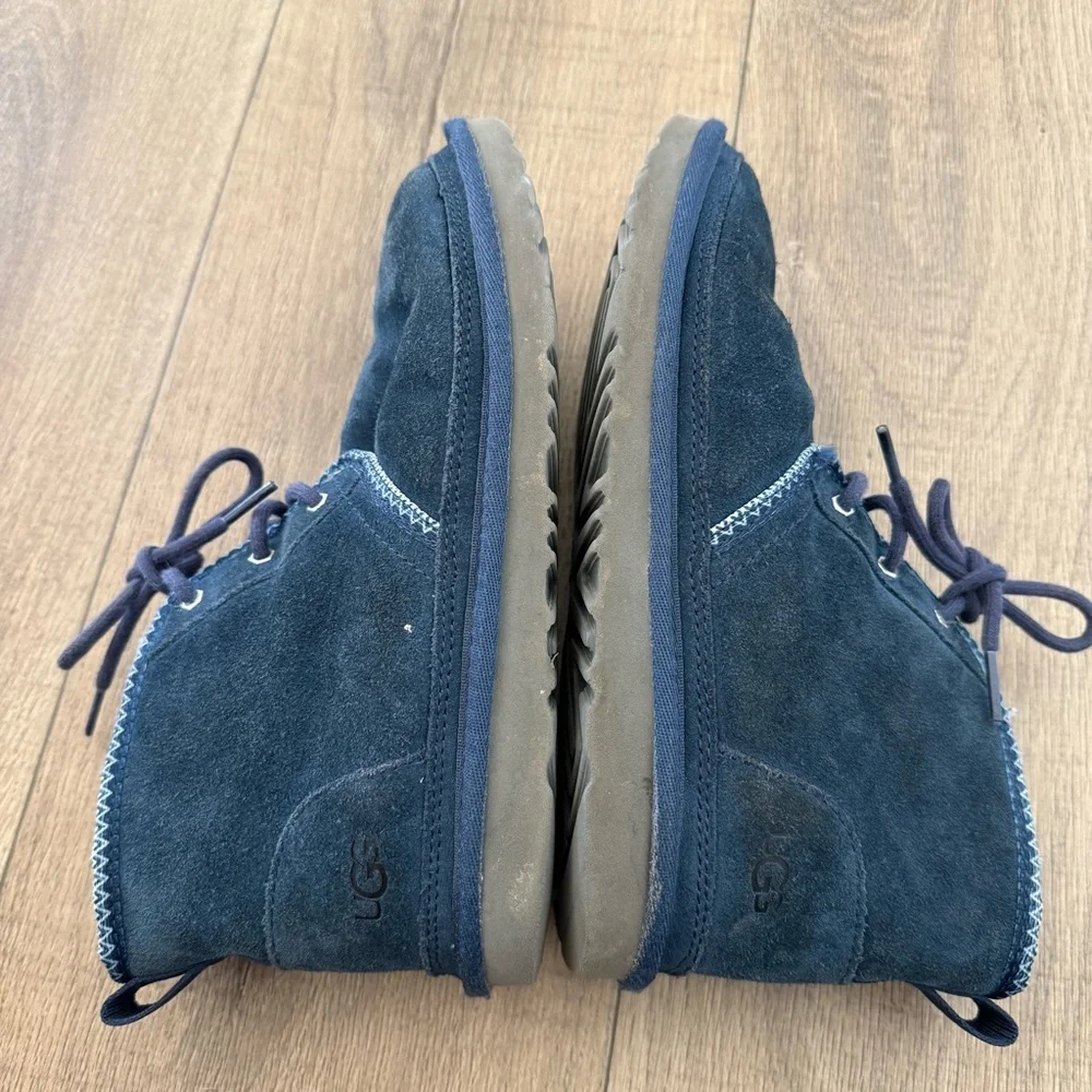 Ugg Neumel men size 6 navy blue boots booties women 7